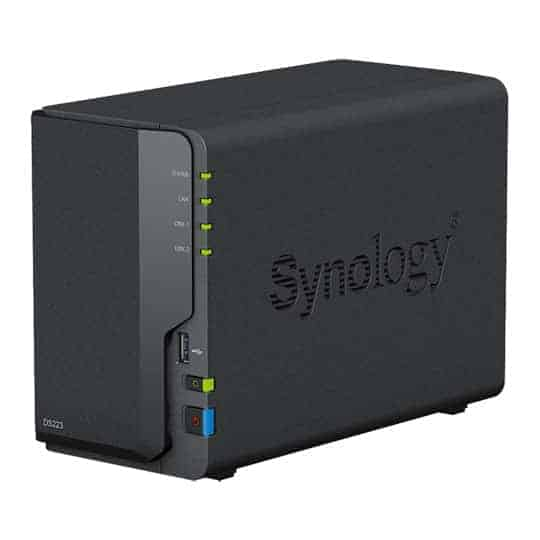 Synology DiskStation DS223 24TB Desktop NAS Unit GbE LAN USB 3.2 Gen1